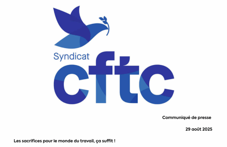 Communiqué de presse de la réunion intersyndicale du 29/08/2025 pour une mobilisation le 18 Septembre